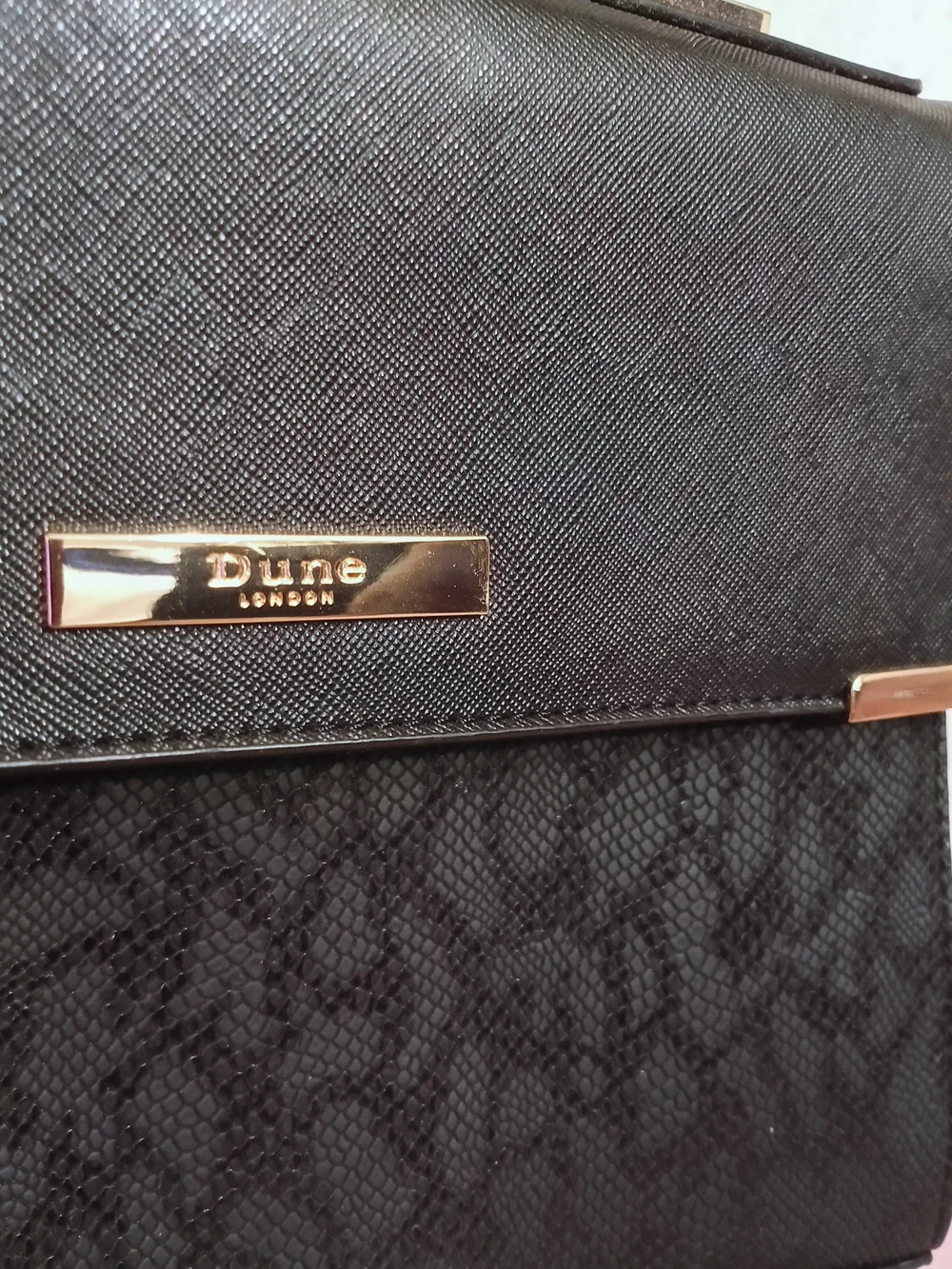 Dune London Black Structured Top-Handle‎ Bag